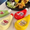 Mini Sauce Plates Cute Sauce Dipping Bowls Creative Ketchup Mustard Mayonnaise Wasabi Dipping Dishes for Sushi Snacks Plates