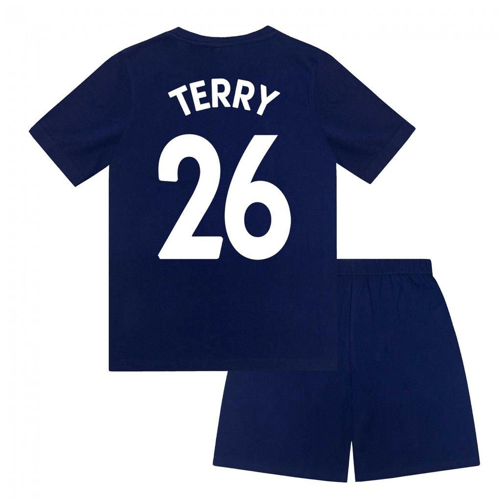 Chelsea FC Boys Terry 26 Sublimation Short Pyjama Set