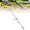 Půdní sonda Nerezová půdní sonda s nožním pedálem Ergonomická T rukojeť Sázecí nástroj 33,5 palce pro trávník zahradu farmu péči o rostliny