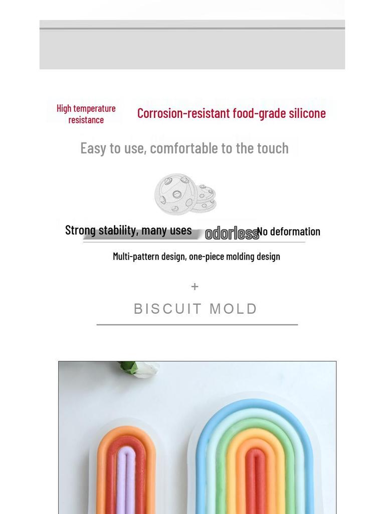 Geometrische Bogenbrücke Kerzenform - Silikon Koreanischer Schmuck