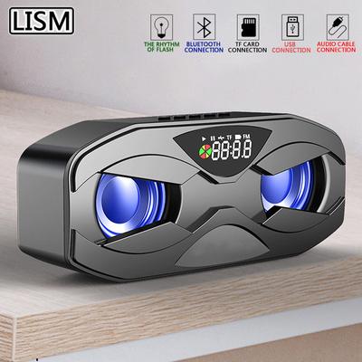 M8 Cool Robot Design Difuzor Bluetooth LED Rhythm Flash Difuzor wireless Radio FM Ceas cu alarmă Suport card TF Subwoofer