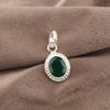 Green Onyx Pendant, 925 Sterling Silver Jewelry, Handmade Silver Chain Pendant Gemstone Jewelry Gift For Women