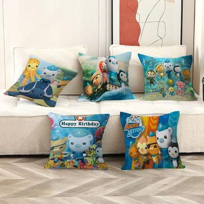 The Octonauts Cartoon Cushion Cover Polyester Sofa Cushions Decorative Throw Pillows Home Decoration Pillowcover