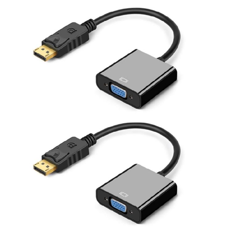 Lightweight  to VGA Adapter 1080P Gold Plate  to VGA Adapter for Effortless Setups and Use