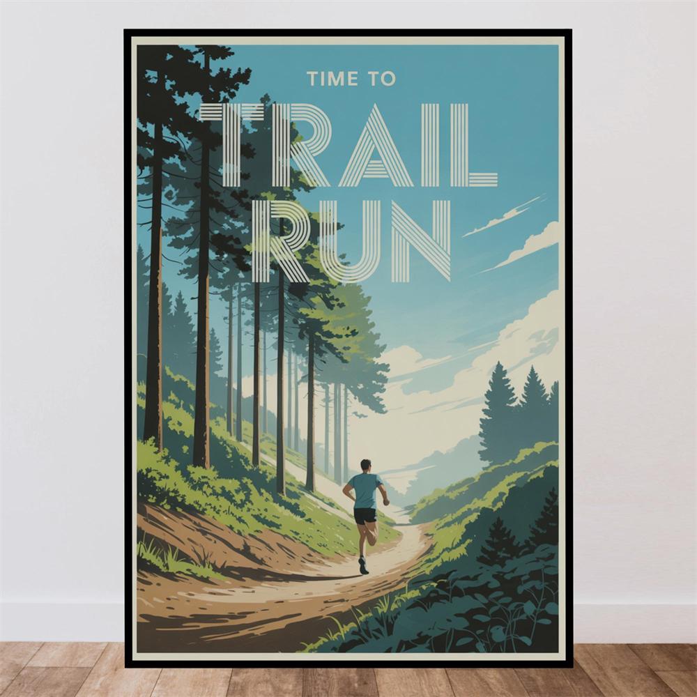 Time To Gym Poster Outdoor Wall Art Prints Adventure Quote Print Canvas Painting Minimalist Poster Home Gym Room Wall Decor 21X30CMNo Framed