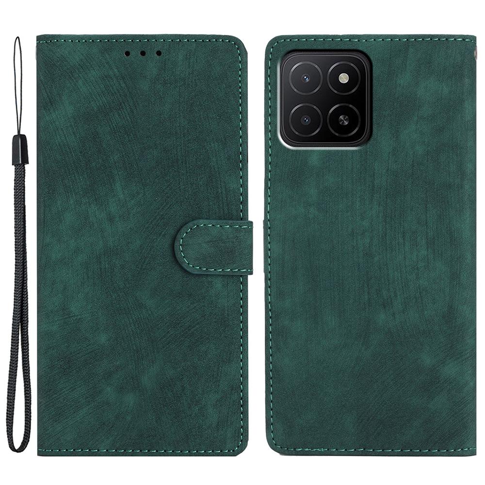 Für Honor X5b/X5b Plus Hülle mit Kartenfächern Hautgefühl PU-Leder Handyhülle Ständer