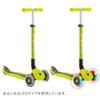 Globber Primo Foldable Lights Kick Scooter for Kids Ages Lime Kick Kids Tricycle 3-6, Green, 432-106-2, 3-Wheel Scooter, Ride-On Toy, [Used]