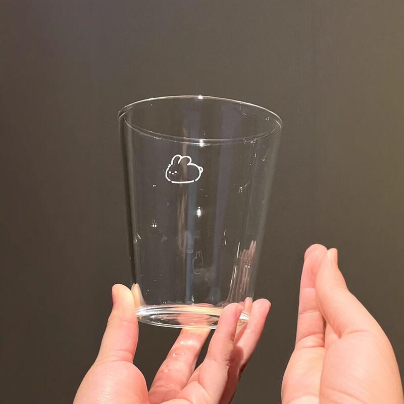 Shangqi Fresh Rabbit High Borosilicate Glass Breakfast Cup