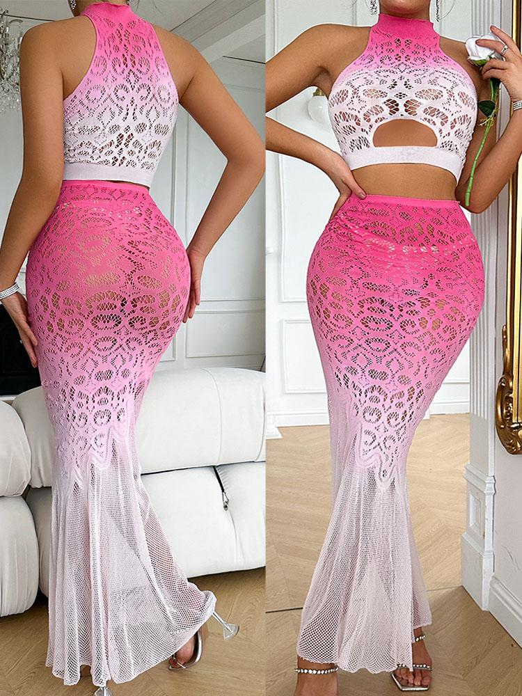 Hot Sexy Fishnet Bodycon Lace Dress Women Sexy Lingerie Erotic Bodystockings Sheer Underwear Fashion Night Dress Porn Outfits