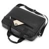 Men's Genuine Leather 15" Laptop Briefcase & Crossbody Shoulder Bag