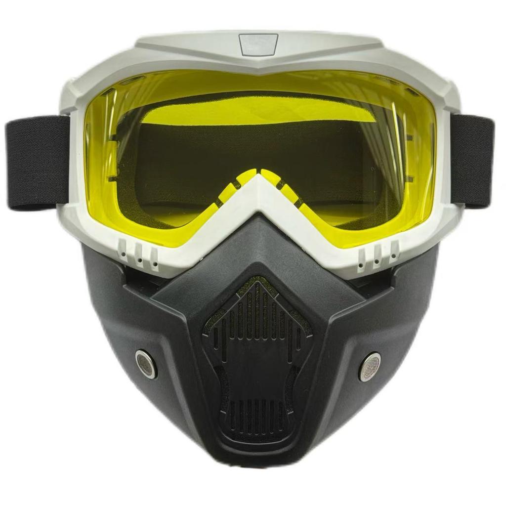 Retro Fashion Cycling Glasses: Windproof, Dustproof, Impact Resistant, Full Face Protection