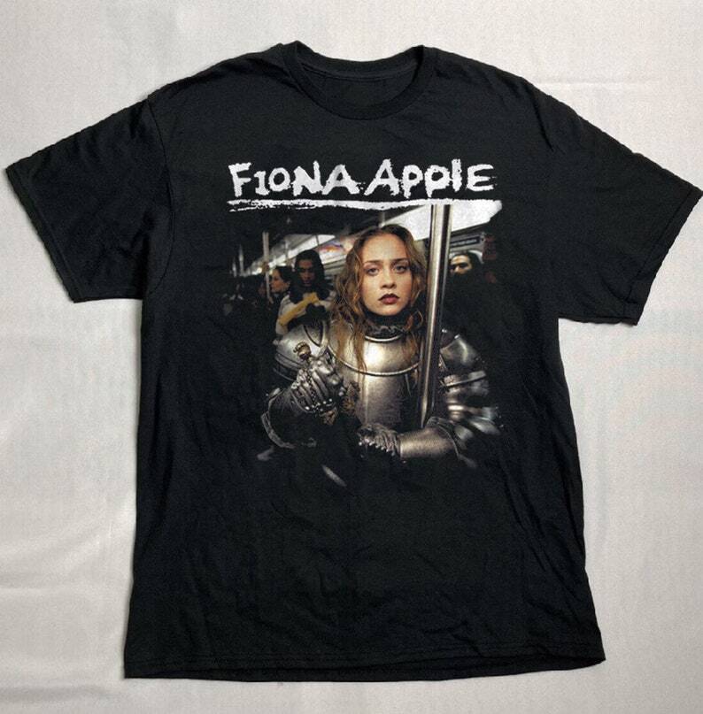 Fiona Apple In Armor Suit Rock, Fiona Apple Fast As You Can Retro Tshirt KH11074 Unisex T-Shirt S