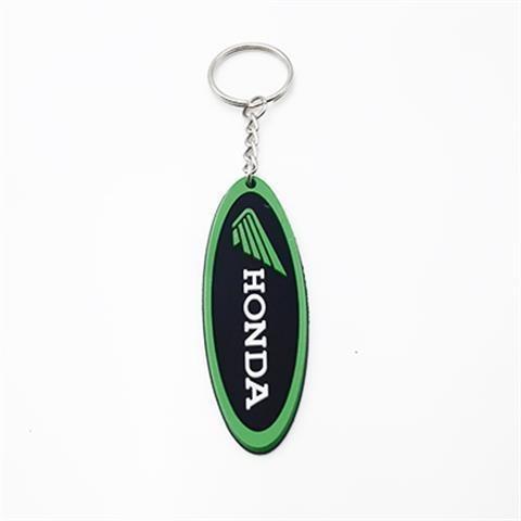 Silicone Rubber Motorcycle logo Keychain Ring Key Holder Pendant For Honda CRV Pilot Accord Civic CBR650F Forza Goldwing Rebel LV4