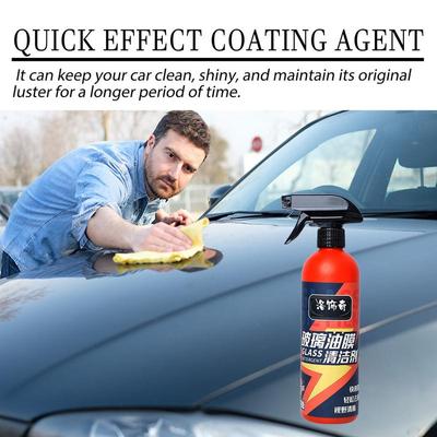 Car Windshield Oil Film Cleaner 500ml Glass Film Removal Paste Auto Glass Oil Film Remover Glass Film Removal Cream Auto Glass