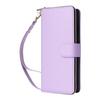 For Samsung Galaxy S26 Ultra Case 9 Card Slots Zipper Pocket PU Leather Phone Cover with Wrist Strap