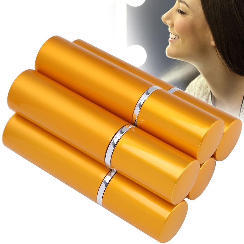 Aluminium nachfüllbare Parfüm-Sprühflasche tragbarer leerer Parfümzerstäuber 10ml x 5 Stück