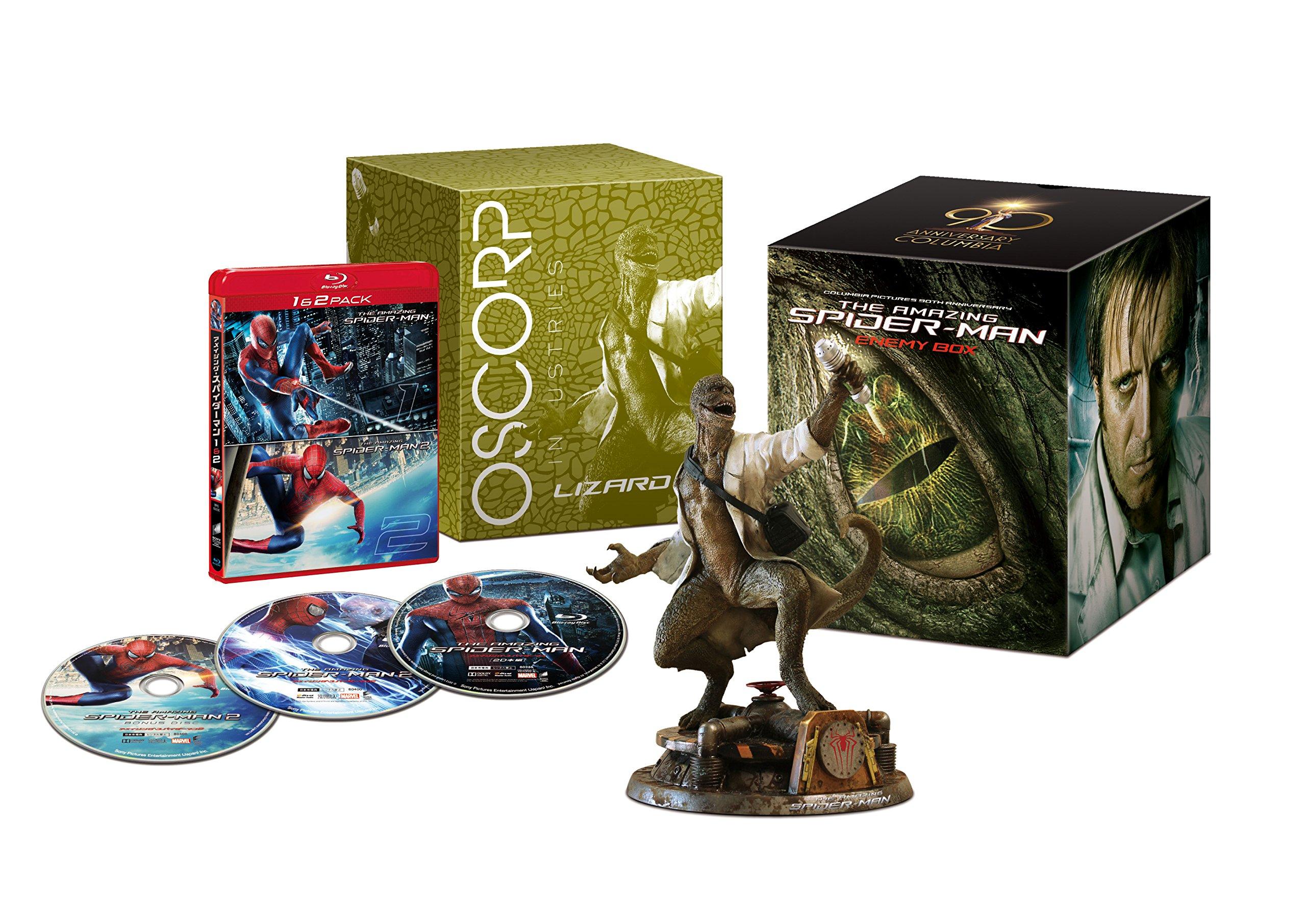 

Columbia Pictures 90-летие Удивительная фигурка в комплекте Ограниченный тираж для прессы «Человек-паук» «ЯЩЕРИЦА» (Первое издание) [Блю рей]