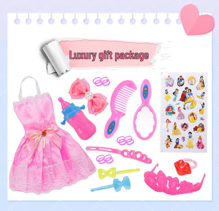 Princess Doll Stroller & Playhouse Set - Real Toy Birthday Gift for Girls