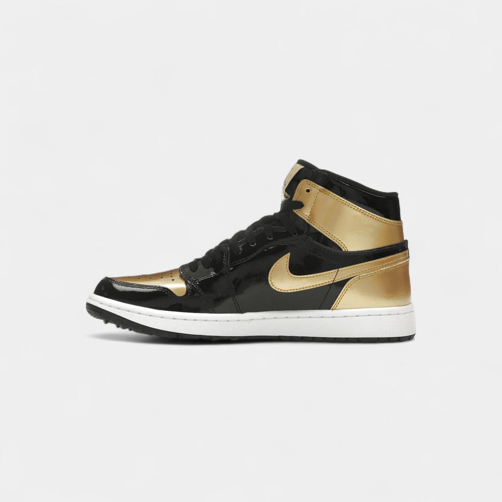 Jordan 1 Retro High Golf Patent Gold Toe