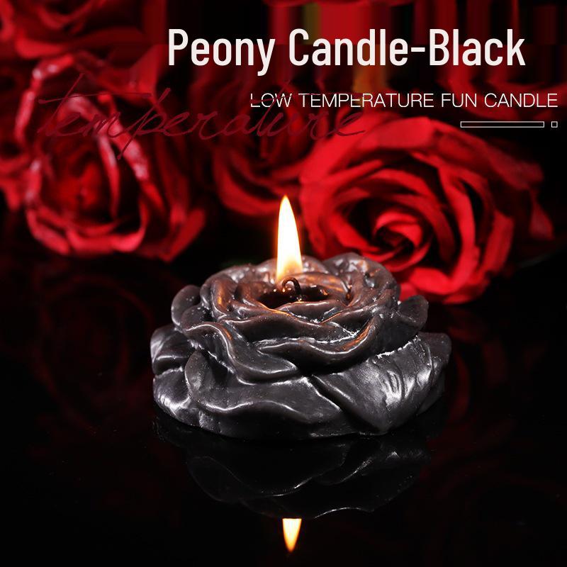 Rose-Scented Long-Lasting Romantic Candles for Low-Temperature Aromatherapy and Sensual Foreplay