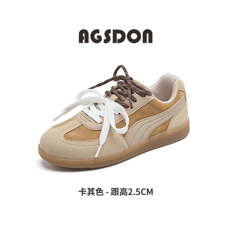 Augustine Retro German Training Shoes Women's 2025 New Autumn Platform Student Board Shoes Casual Sports Forrest Gump Shoes Tide