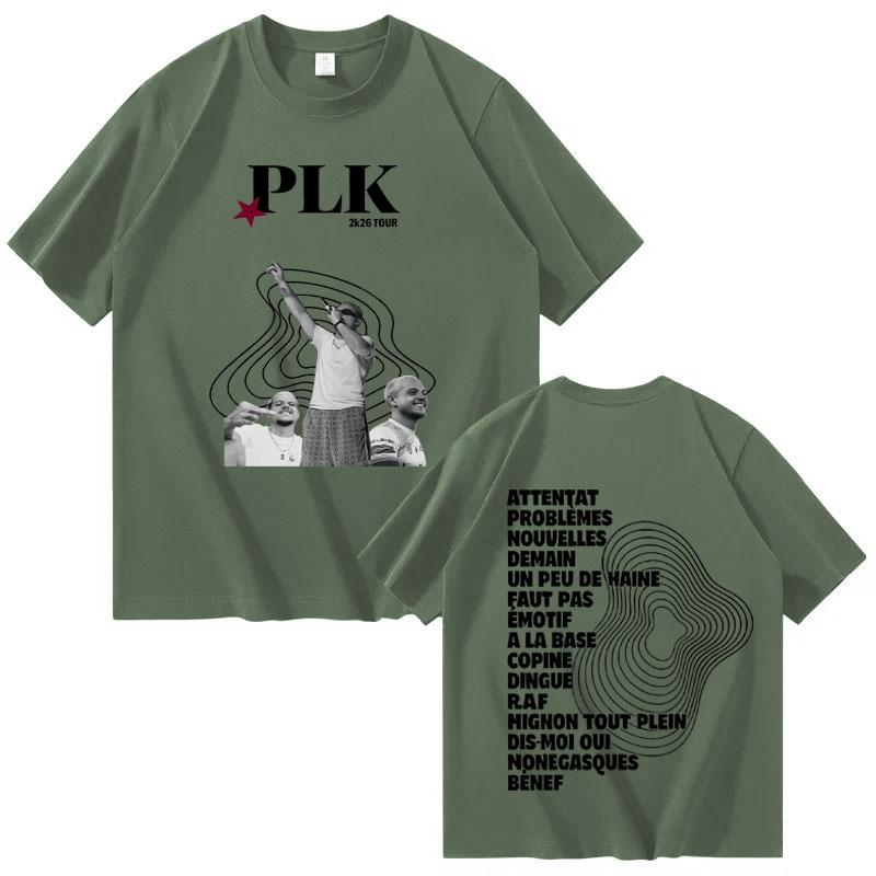 

Rapper PLK 2026 Graphic Tshirt Men Women Clothes Fashion Pop Music Tshirts Casual Cotton Cozy Short Sleeves T Shirts Streetwear 3XL