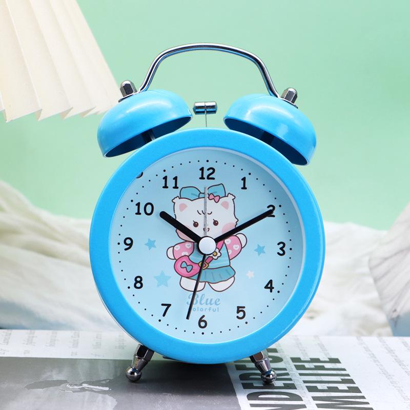 Coniglietto Carino Cartone Animato Sveglia per Bambini e Ragazze Dormitorio Studentesco Artefatto per il Risveglio Sveglia Semplice Piccola Volume Alto Risveglio