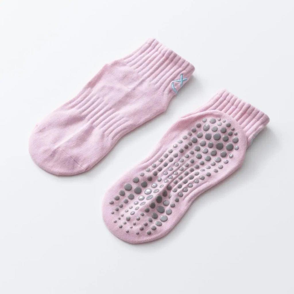 Neue feste Farbe, einfache, rutschfeste, atmungsaktive Yogasocken, Pilatessocken für Damen, Indoor-Tanz, Fitness, Gymnastik, Training, Sport-Socken