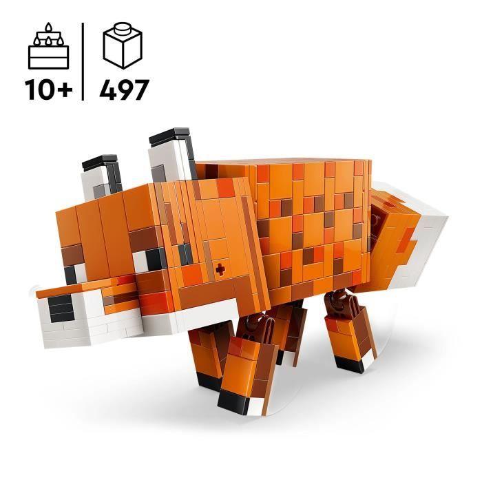 LEGO Minecraft 21588 La Volpe - Gioco 3D Ragazzo o Ragazza dai 10 anni in su - Statuetta di Animale