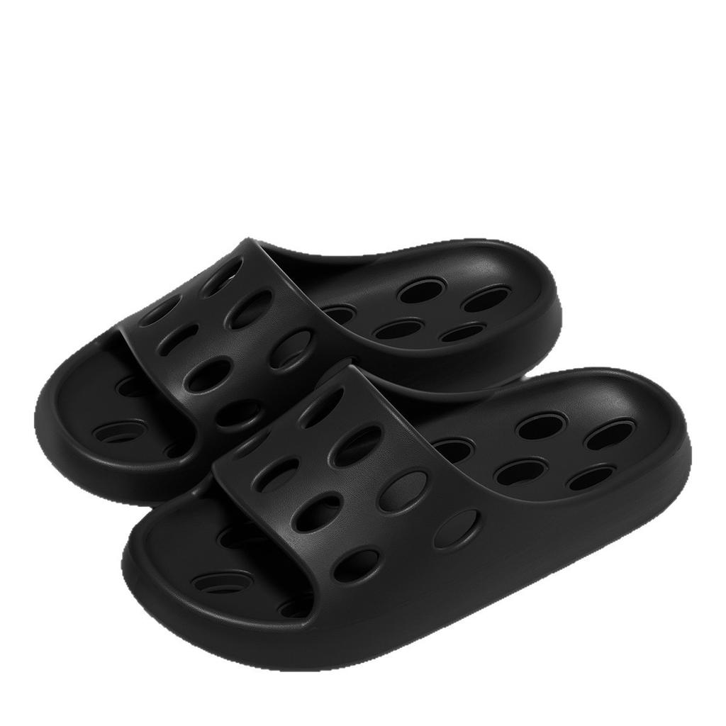 Cool slippers female home bathroom water leakage non-slip indoor summer bath male