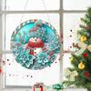 Christmas Diamond Art Hanging Pendant Acrylic Diamond Painting Home Decor Diamond Painting Hanging Ornaments for Home Wall Decor