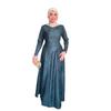 Middle East Arabian Women's Spring New Design Sense Pendulum Lace-up Slim Dress Long Dress