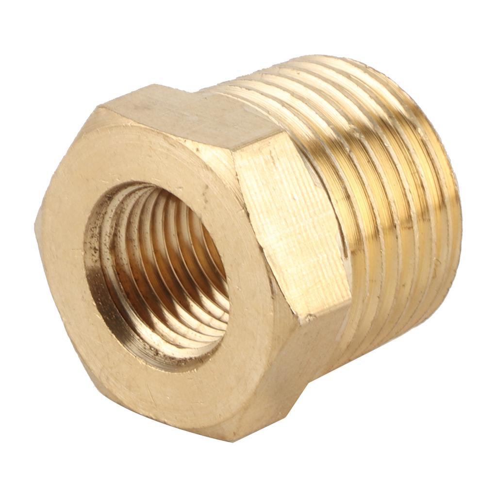 Mosiężny Reduktor Rury Adapter NPT Tuleja Złączka 3 8 cala Męski na 1 8 cala Żeński do Wody Paliwa Gazu Oleju