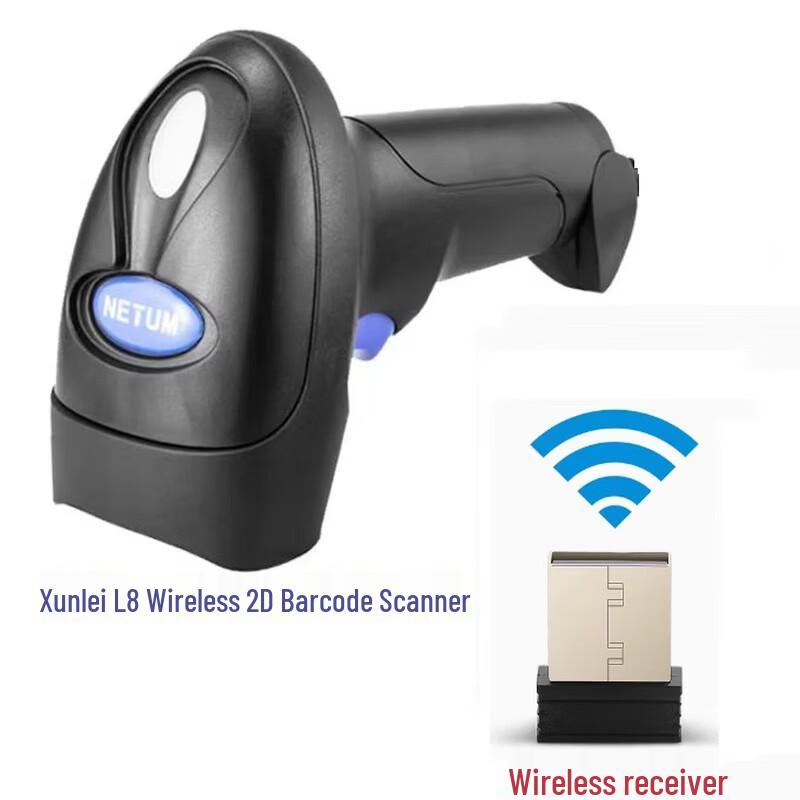 NETUM L8 Wireless 2D Barcode Scanner