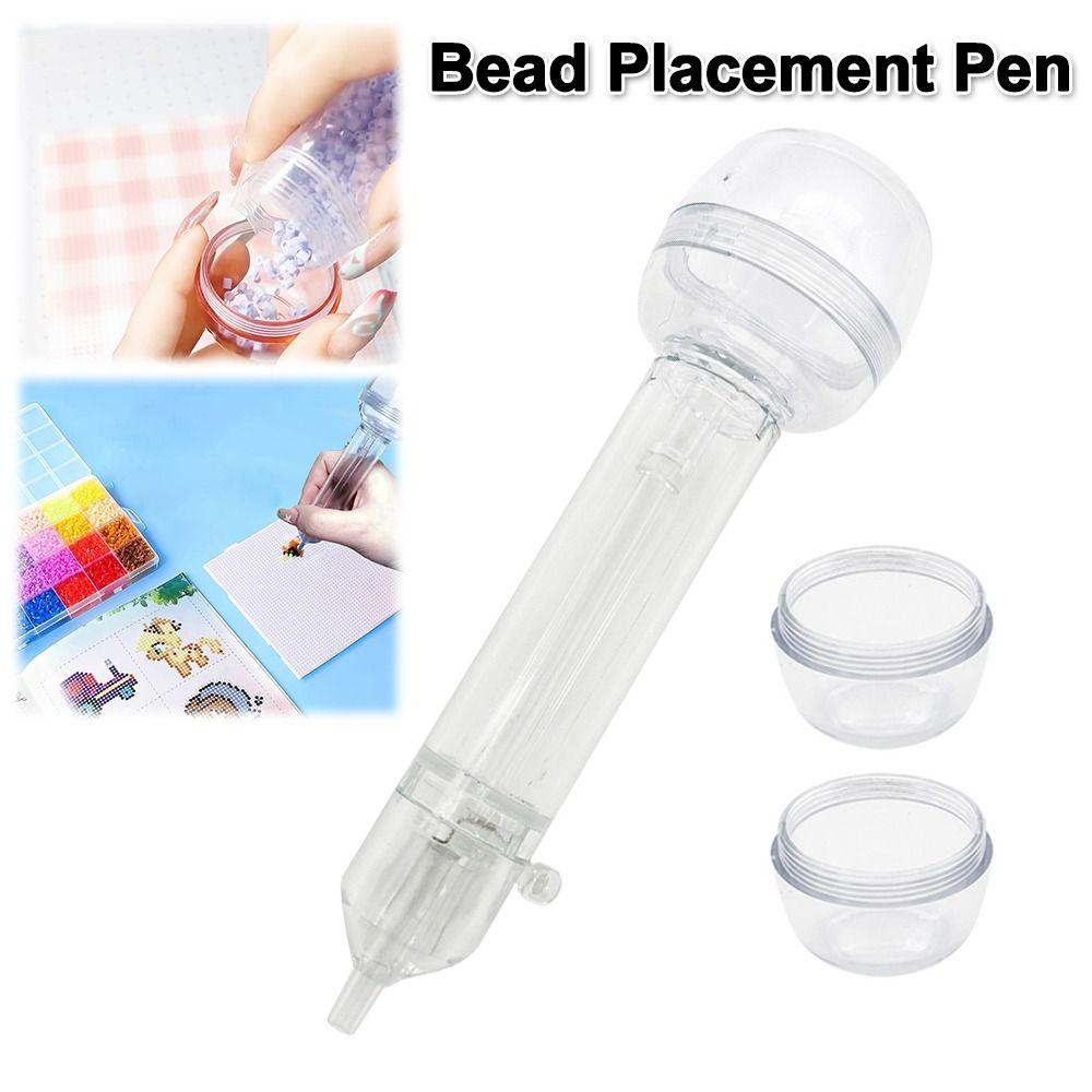 2.6mm Tip Bead Placement Pen Automatic Crafts Maker Perler Hama Beads Pen Press DIY Beads Craft Projects Fuse Beads Pen Kids