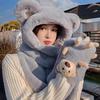 Milings Plush Bear Hat with Scarf and Gloves