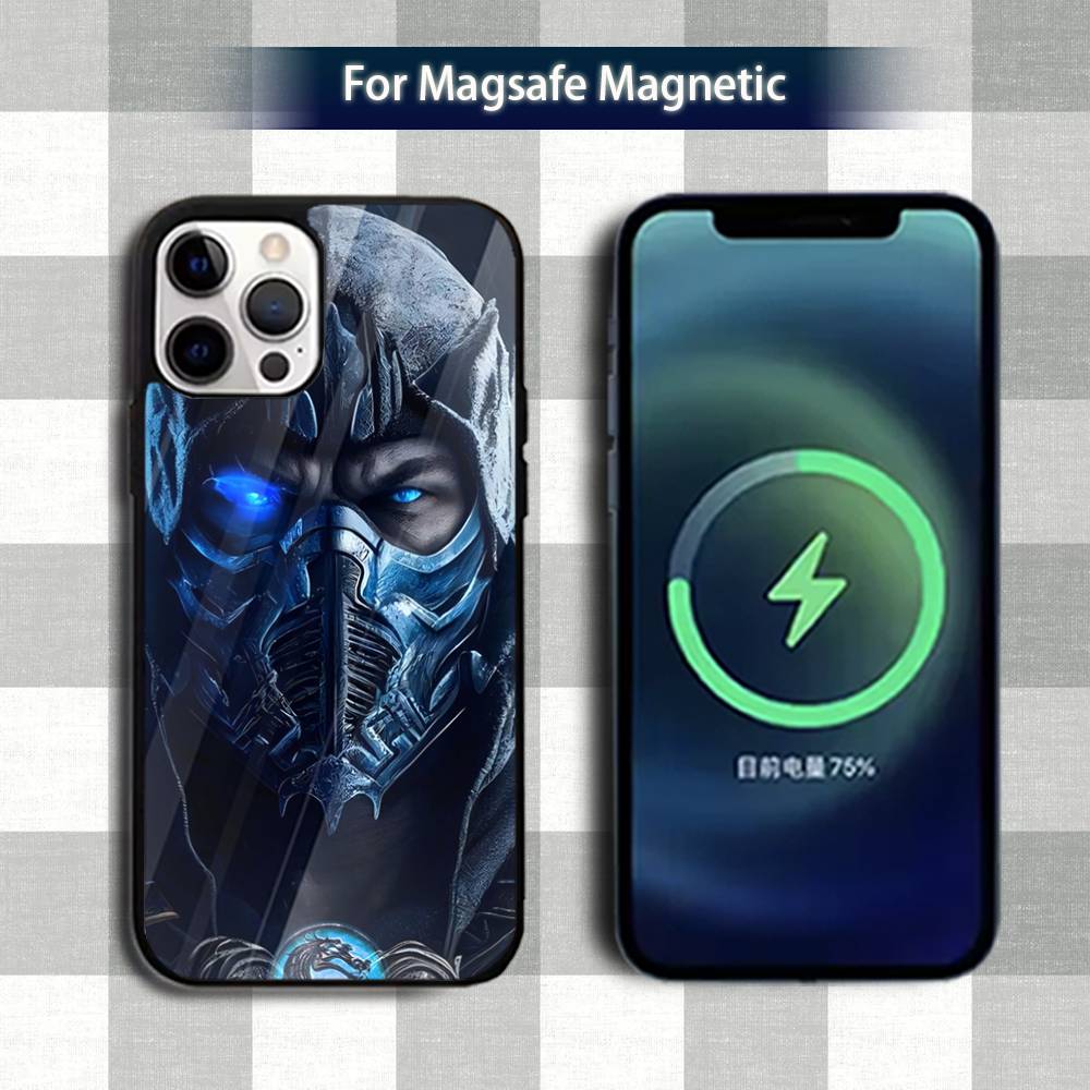 Cool MortalS K-Kombat Game Phone Case For iPhone 13,12,15,17,11,16,14,Pro,Max,Plus,Mini,Magsafe,Magnetic Wireless Charging Case