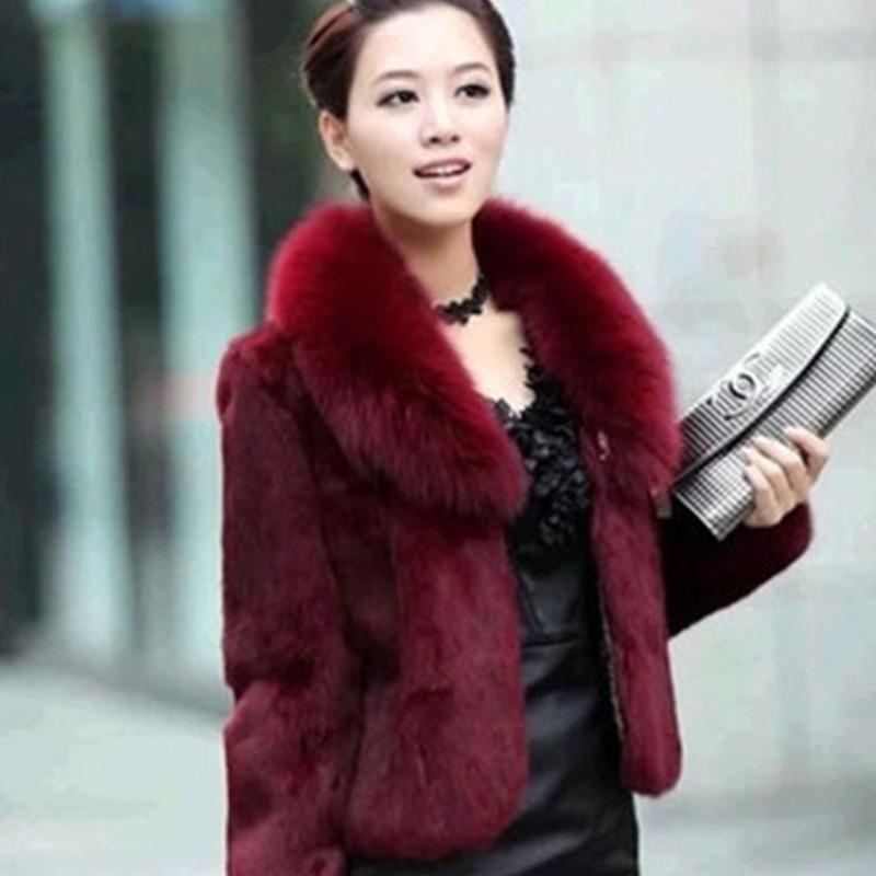 Fur Fashion Women's Clothing, Imitation Fur Jacket, Short Fur Fox Fur Imitation Fur Jacket Imitation Fur