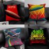 L-Led Zeppelinn Band Cushion Cover Pillowcase Ultra Soft Skin Friendly Fabric Cloud Like Comfort & Concealed Zipper