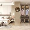 3D Embossed Holy Family Aluminum Sign Round Wall Art For Bathroom Cafe Decor