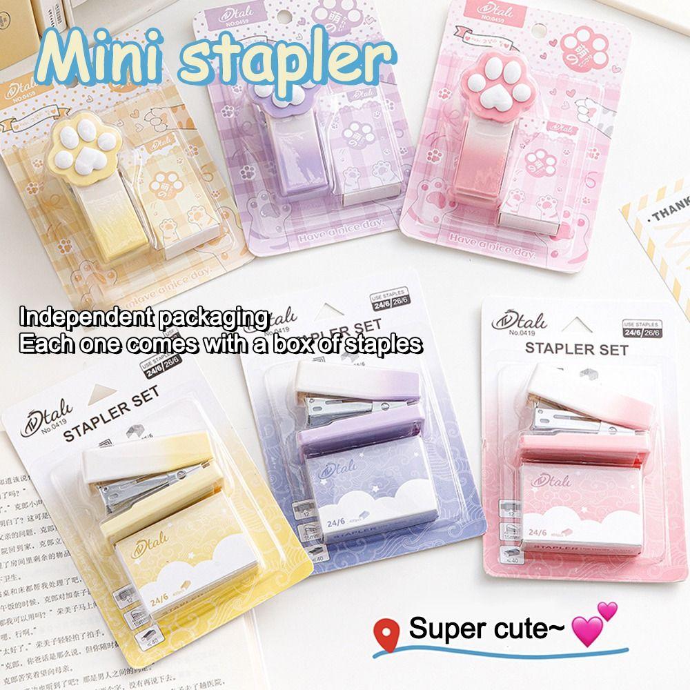 Multifunctional Stapler Set with Staples Binding Machine Durable Mini Stapler  Student Stationery