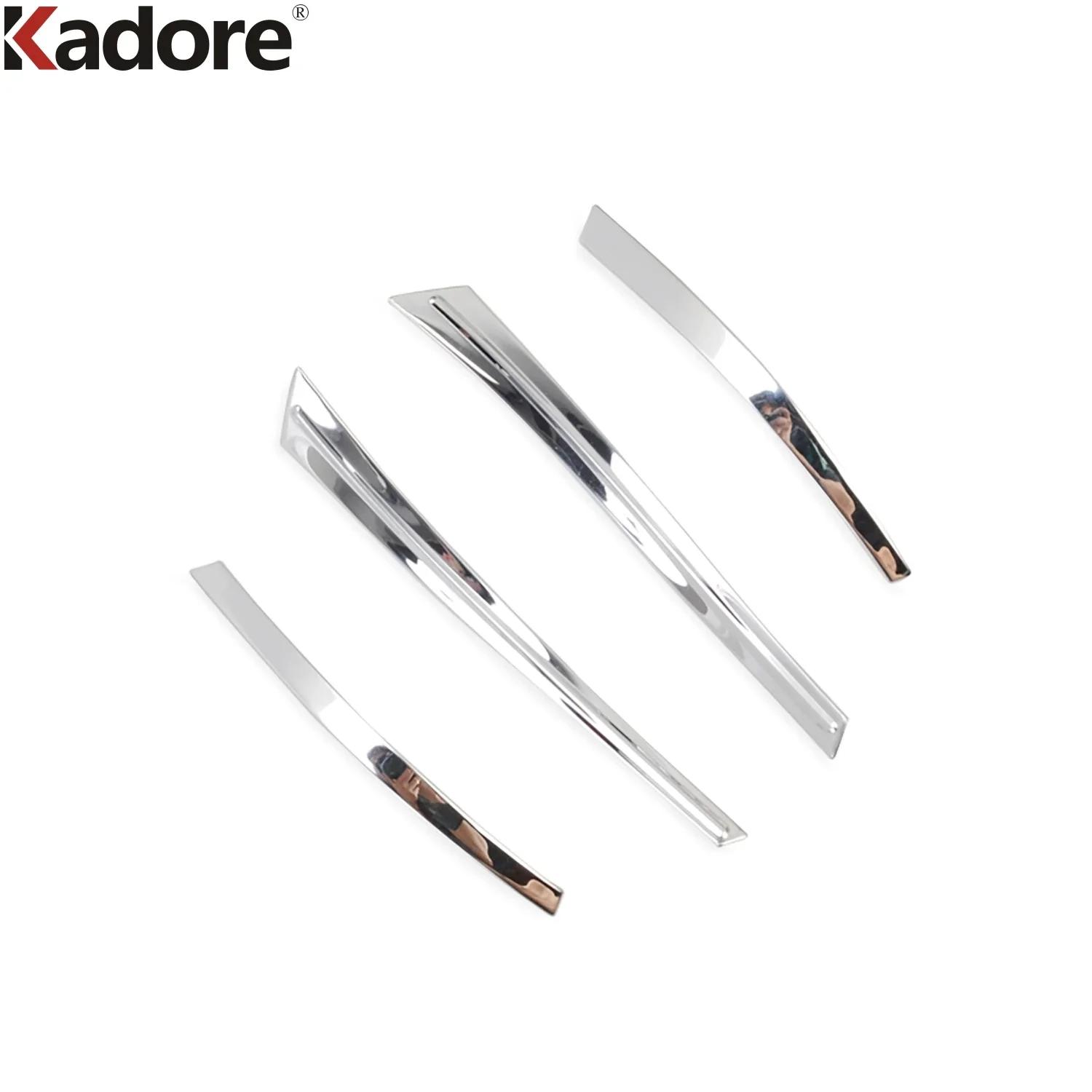 Rearview Mirror Cover Trim For Volkswagen VW T-Roc TROC 2017- Chrome Car Side Mirrors Molding Strip Accessories Stainless Steel