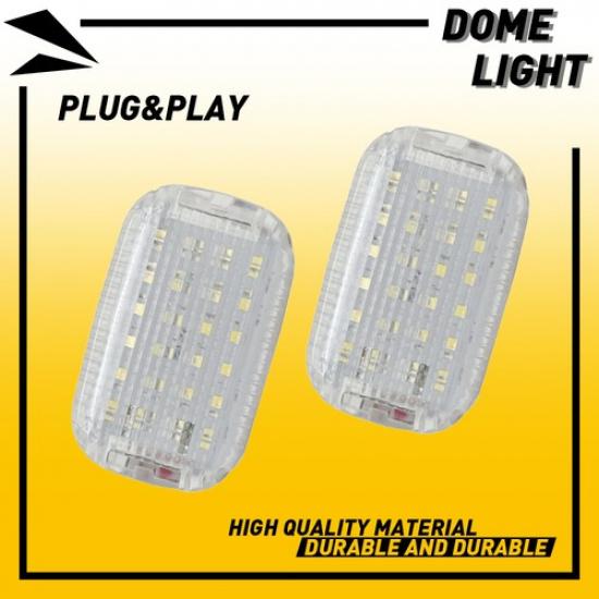 Для 2014- Ford Connect Transit Комплект светодиодного освещения салона Белый Ксенон Потолочный светильник