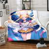 1pc Blanket Sailor Moon1 Print Design, Lightweight Blanket for Sofa, Bed- Soft &Warm, Gift for All Seasons like Christmas, Halloween