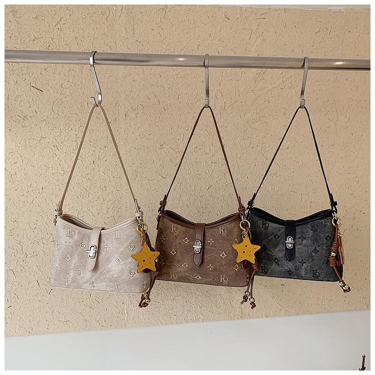 Women's High-End Embroidered Underarm and Crossbody Bag (2026)
