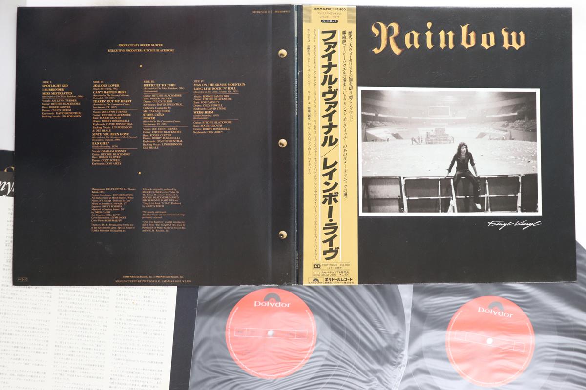

LP Пластинка RAINBOW - Finyl Vinyl 38MM04901 POLYDOR 1986 Япония Оби Рок Б/У
