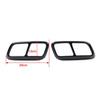 Black Exhaust Muffler Pipe Cover Trim For Land Rover Range Rover Sport 2018-2019