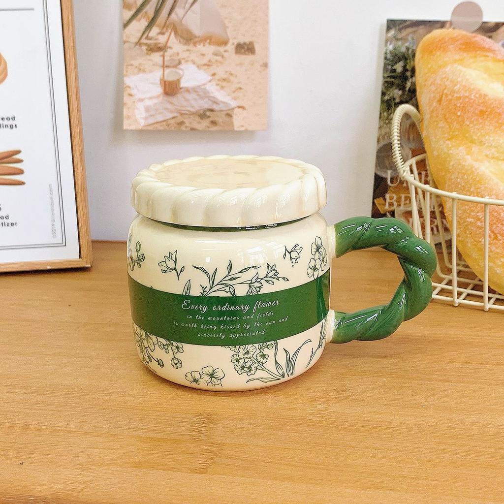 Medium Style Mug Ceramic High Value Water Cup for Girls Home Couple Cup Office Coffee Cup Souvenir