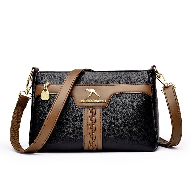 

New messenger bag women s bag underarm small square bag shoulder bag чёрный
