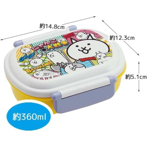 Skater Bento Box 360ml Cat Wars 23 Antibacterial for Children Made in Japan QAF2BAAG-A